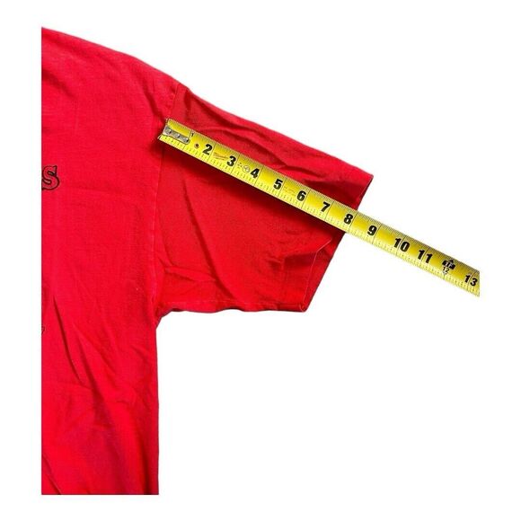 Vintage Love & Rockets T-Shirt XL So Alive Band Tee Made in USA 1980s-1990s Red - Picture 9 of 9